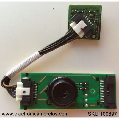 BOTONERA - SENSOR SAMSUNG BN41-02149A / BN41-02151A / MODELO UE40H6500SLXXH